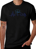 Coffee Lovers ECG Black T-Shirt