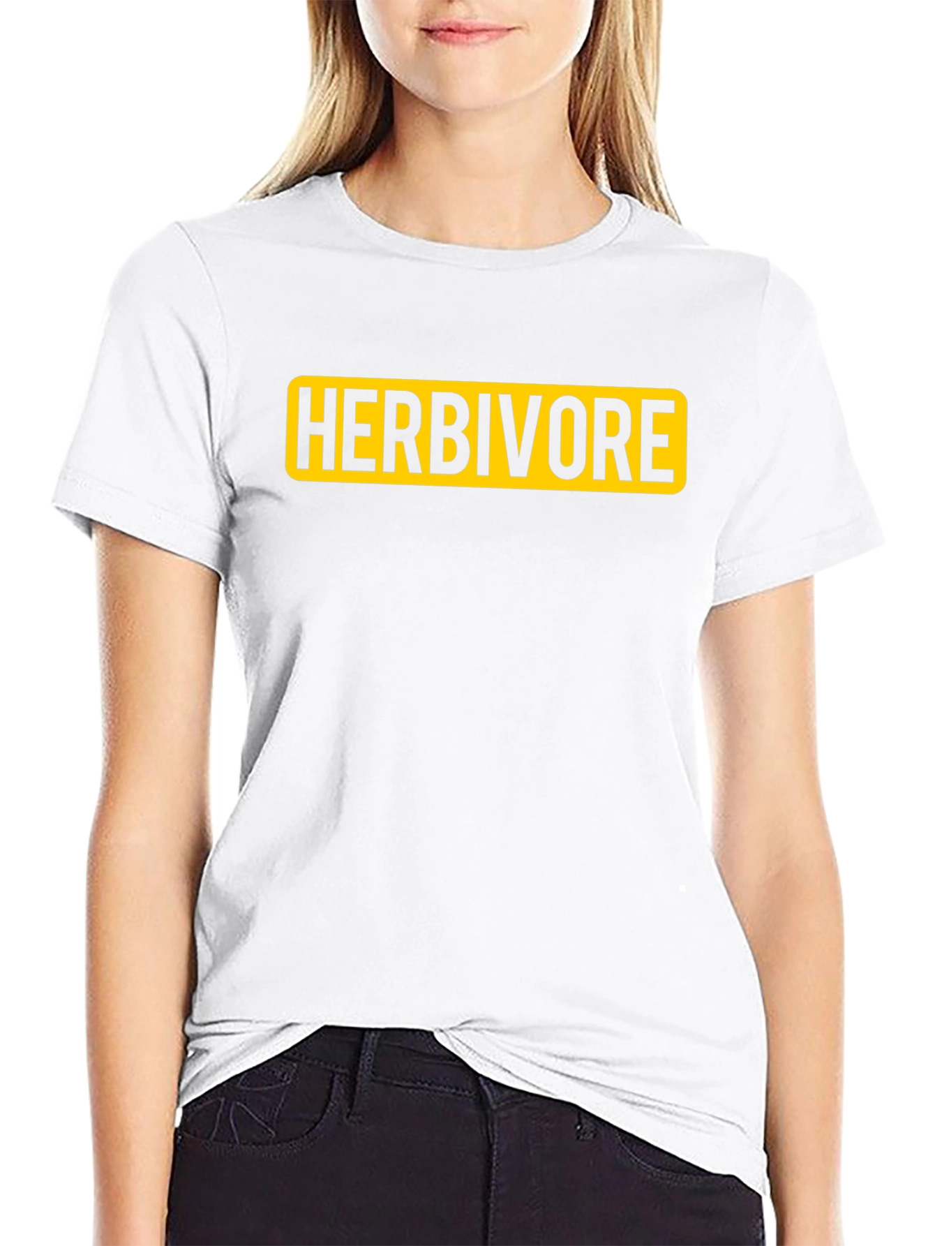 Herbivore Graphic Tee - Bold Vegan Statement Shirt