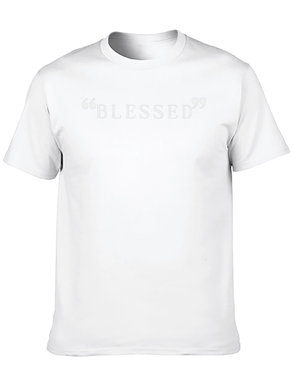 Blessed Black Crew Neck T-Shirt