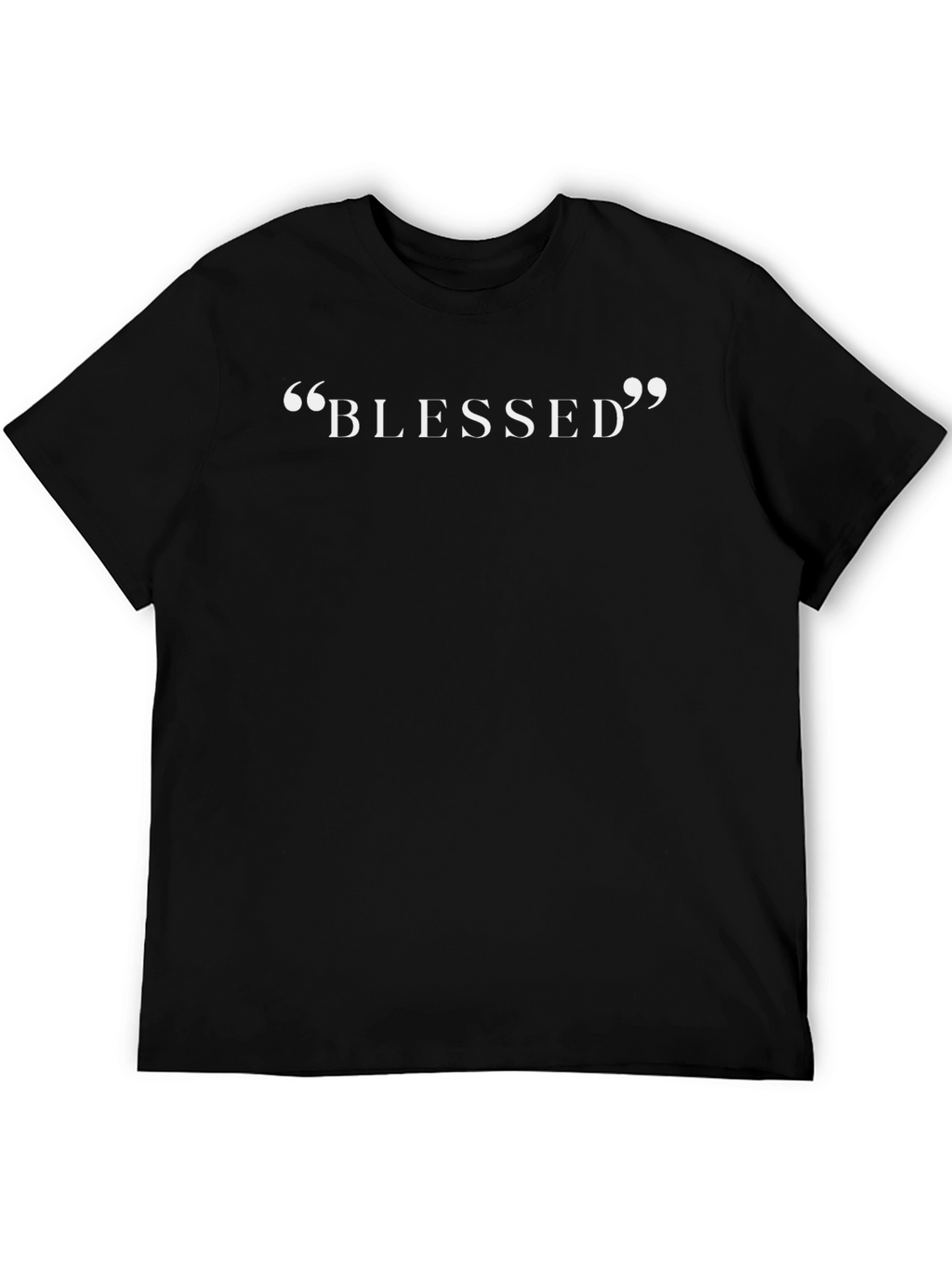 Blessed Black Crew Neck T-Shirt