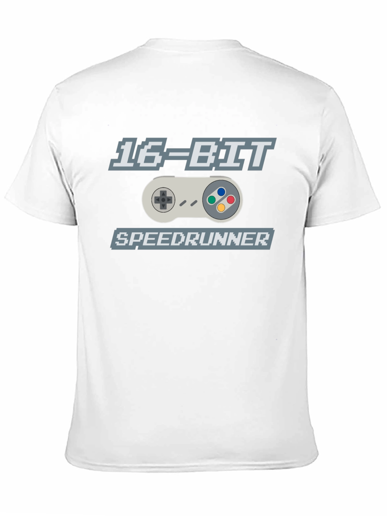 16-Bit Speedrunner Graphic T-Shirt - Retro Gaming Tee