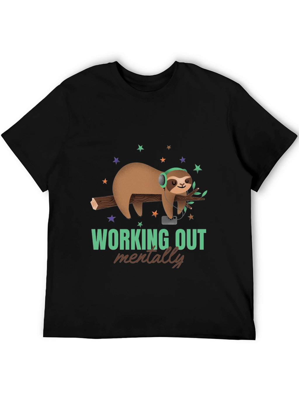 Relaxed Sloth T-Shirt - Working Out Mentally Tee