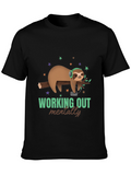 Relaxed Sloth T-Shirt - Working Out Mentally Tee