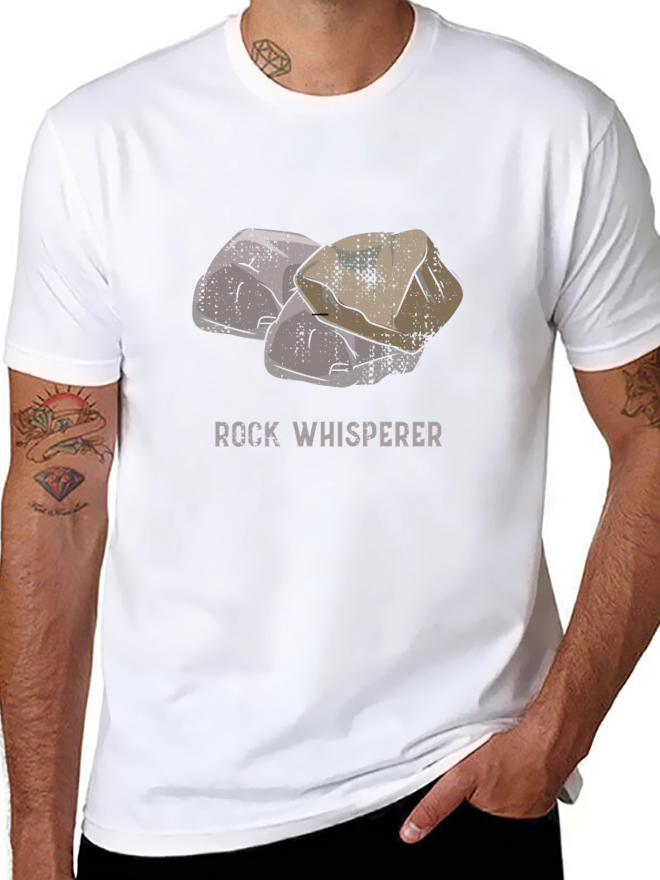 Rock Whisperer Graphic Tee - Nature Lovers T-Shirt