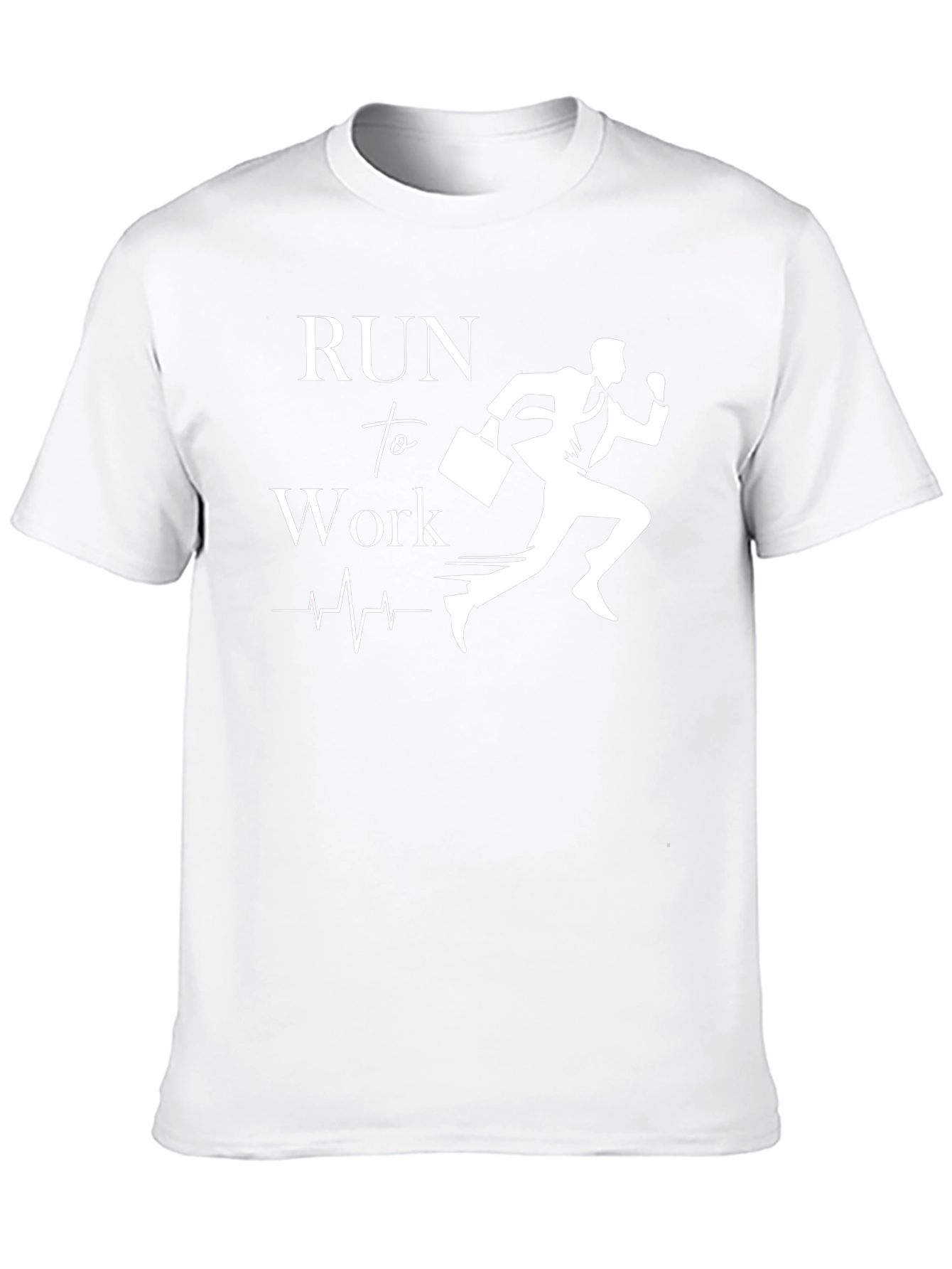 Run To Work Black T-Shirt