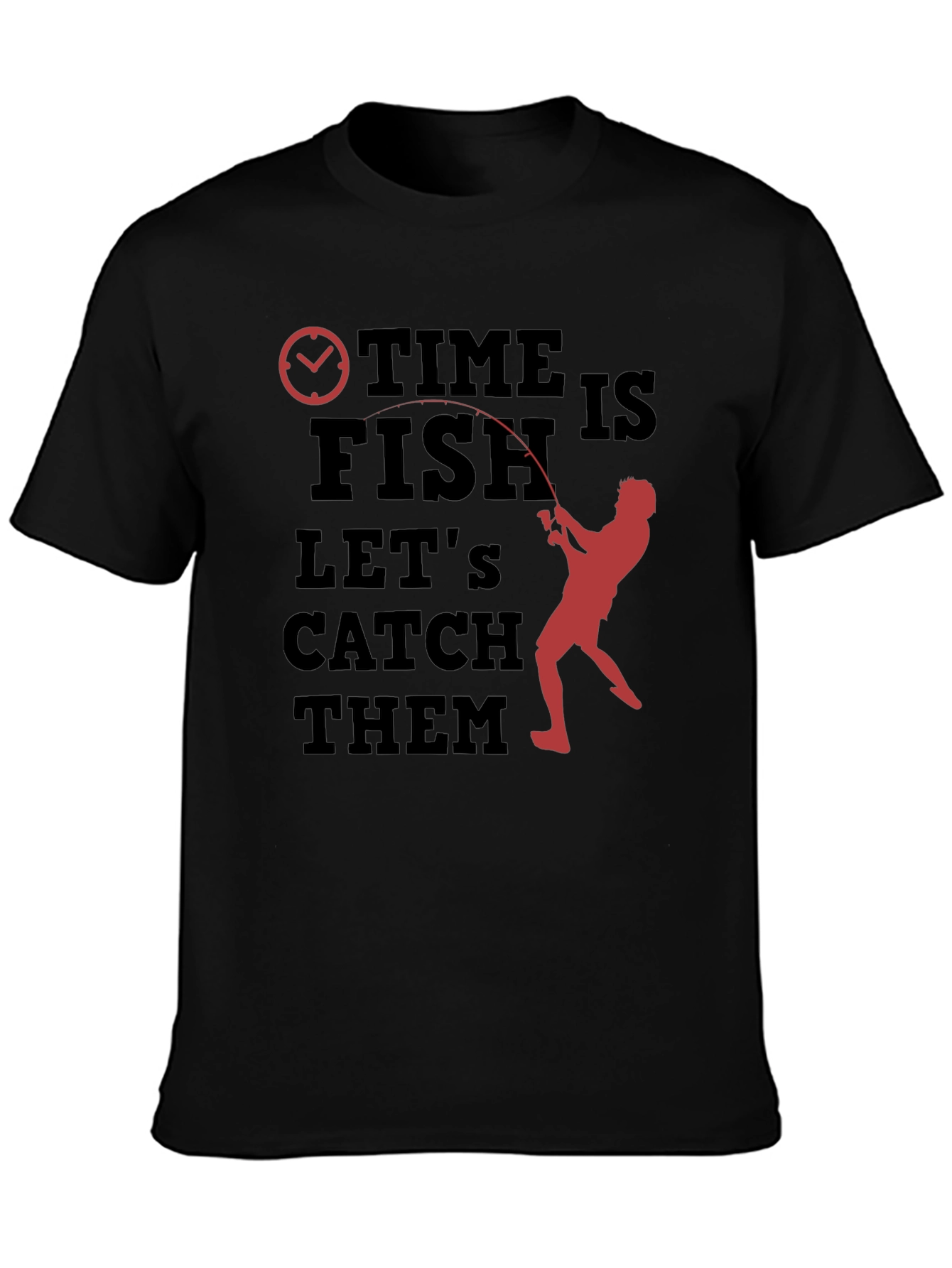 Time to Fish Graphic T-Shirt