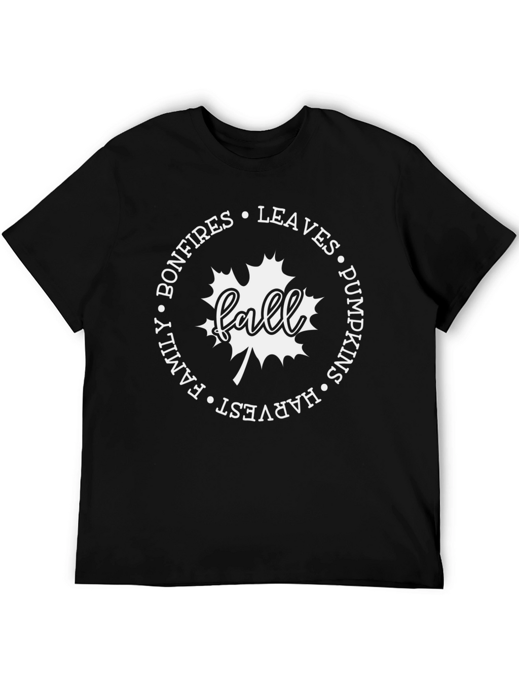 Fall Bonfires Leaves T-Shirt - Harvest Season