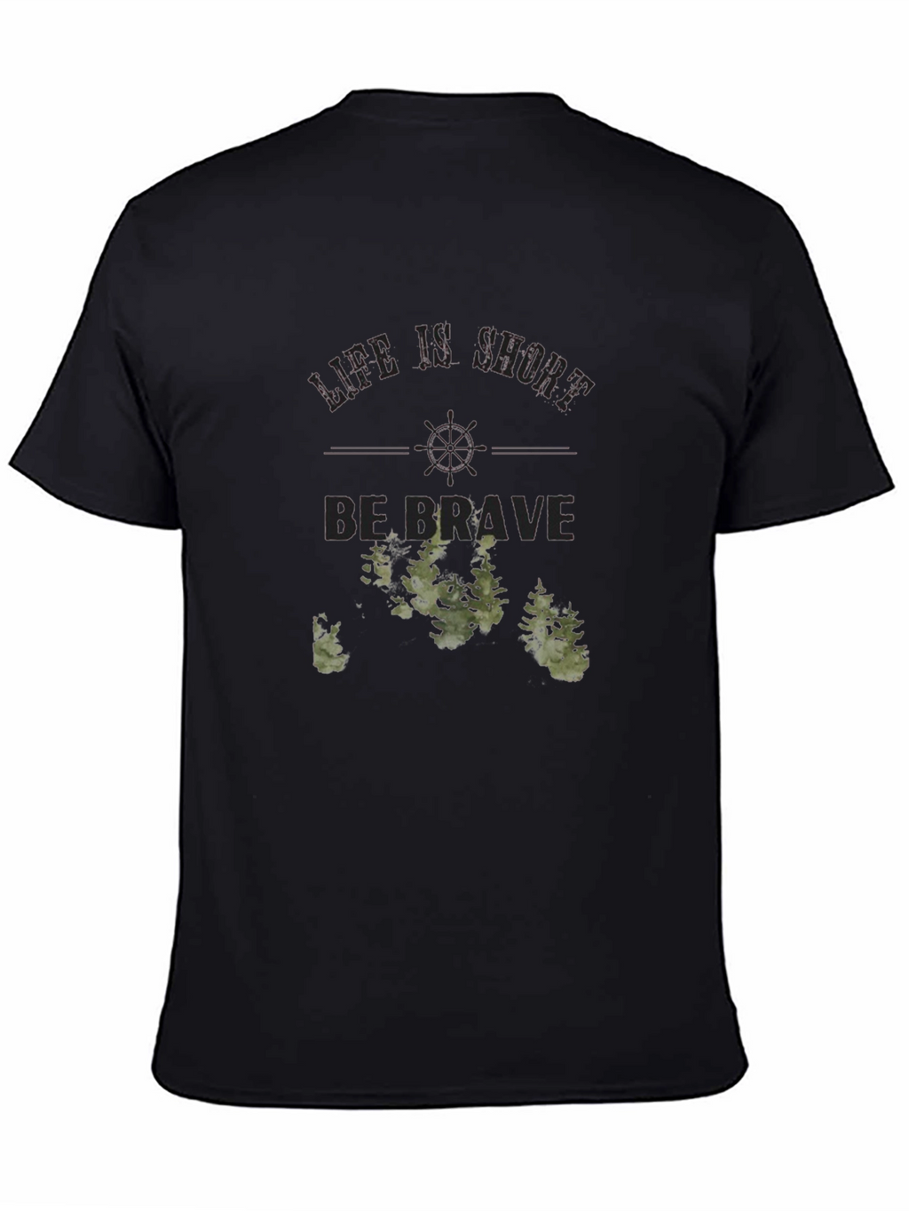 Life is Short Be Brave Graphic Tee