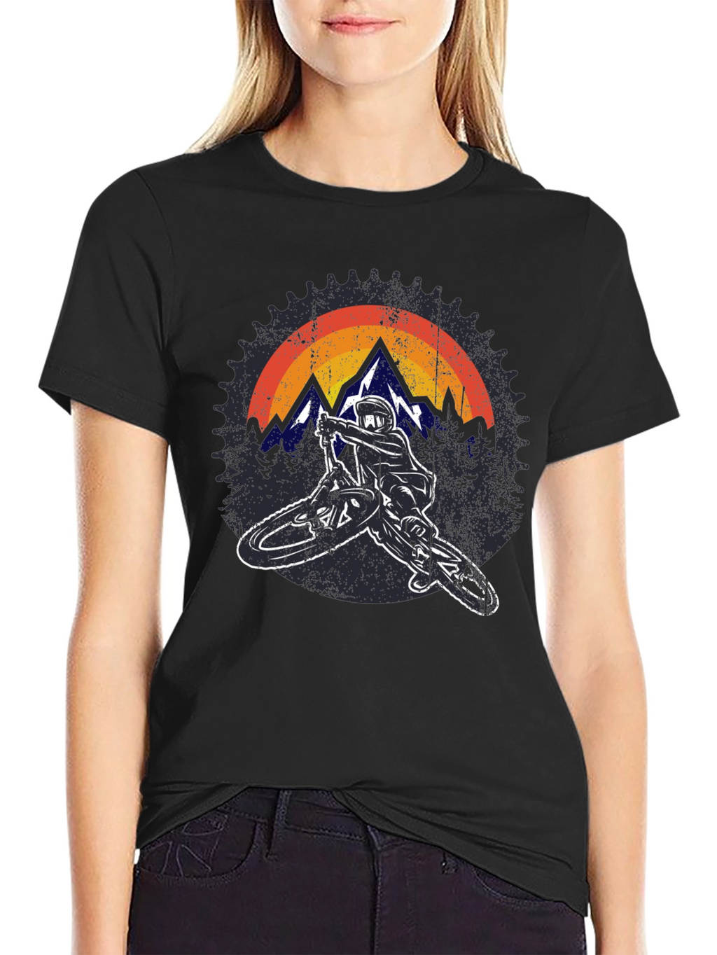 Mountain Biker Graphic Tee - Adventure Ready
