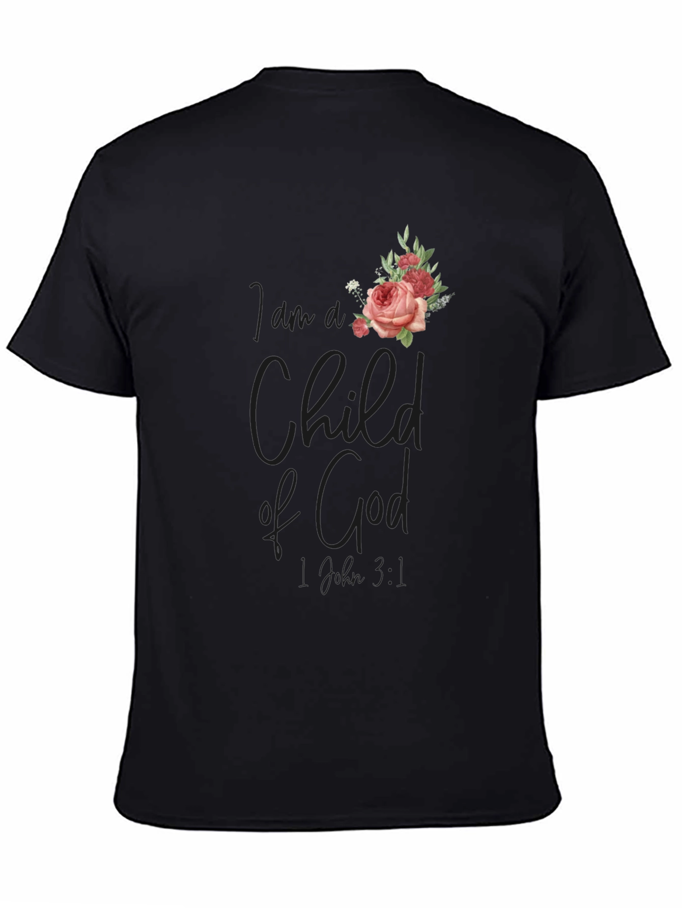 Child of God Floral Tee - Stylish Christian Apparel