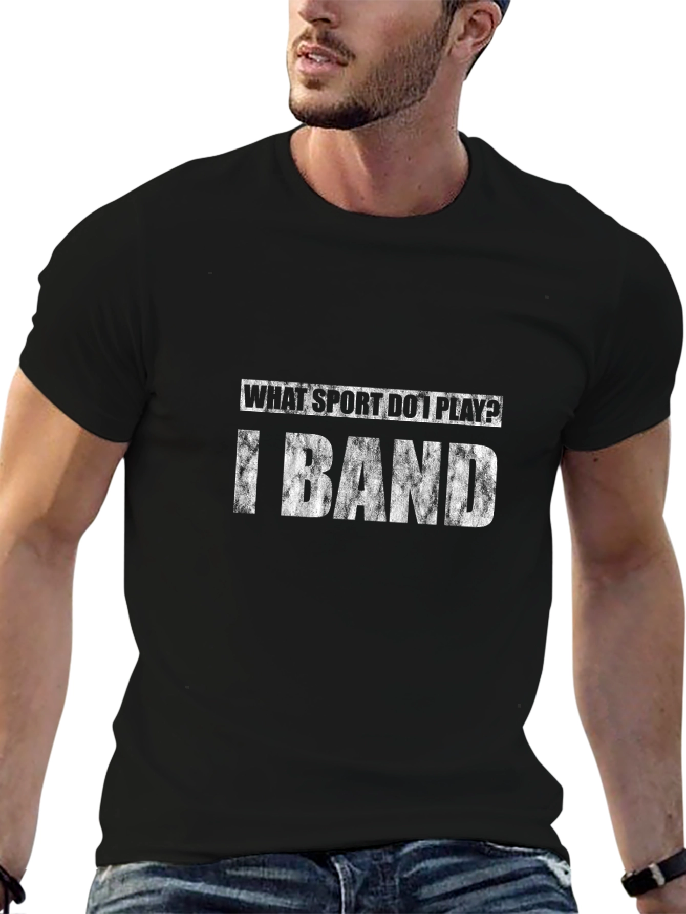 I BAND Black T-Shirt - Funny Band Shirt