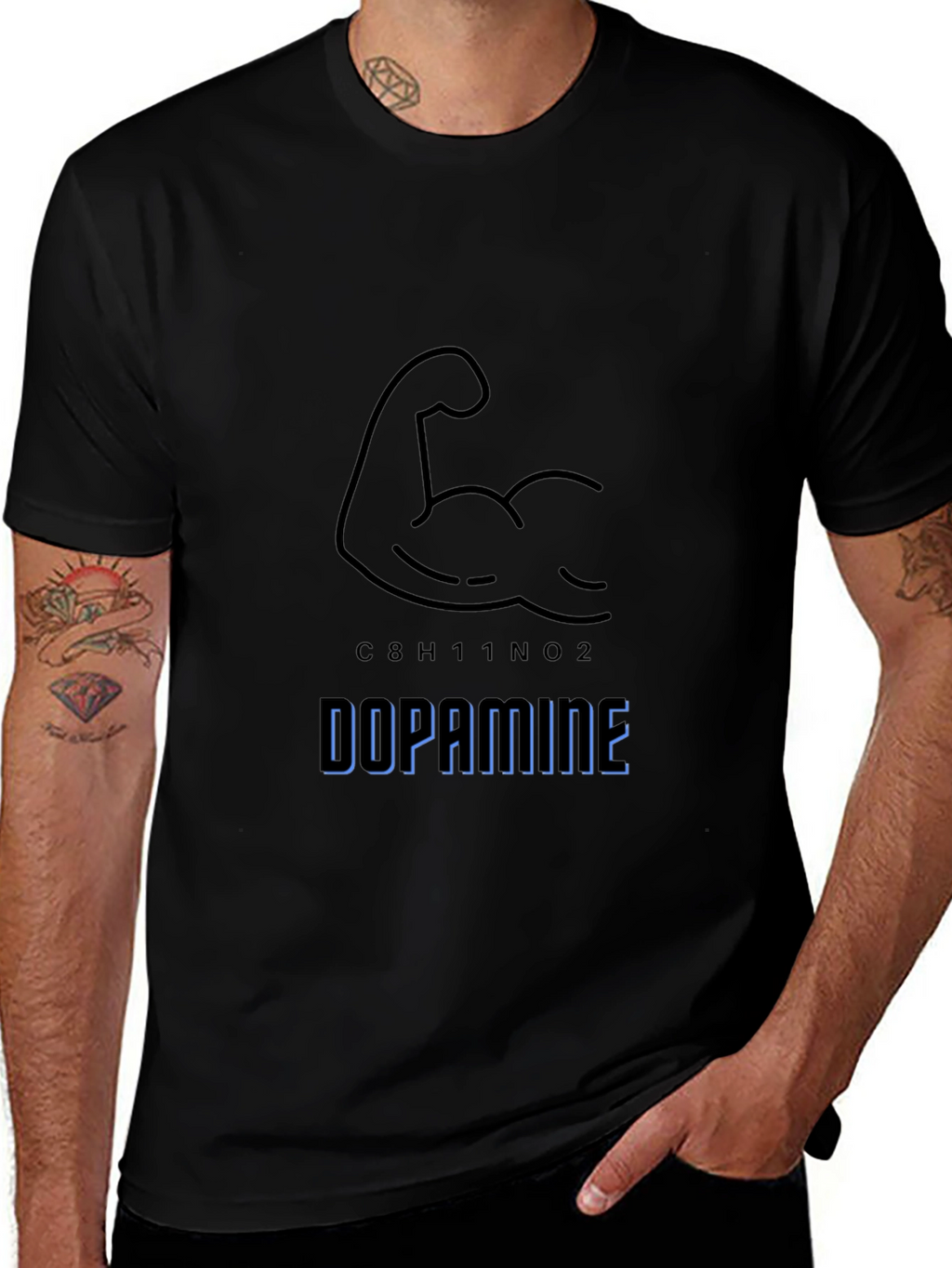 Dopamine Muscle Tee - Boost Your Gains!