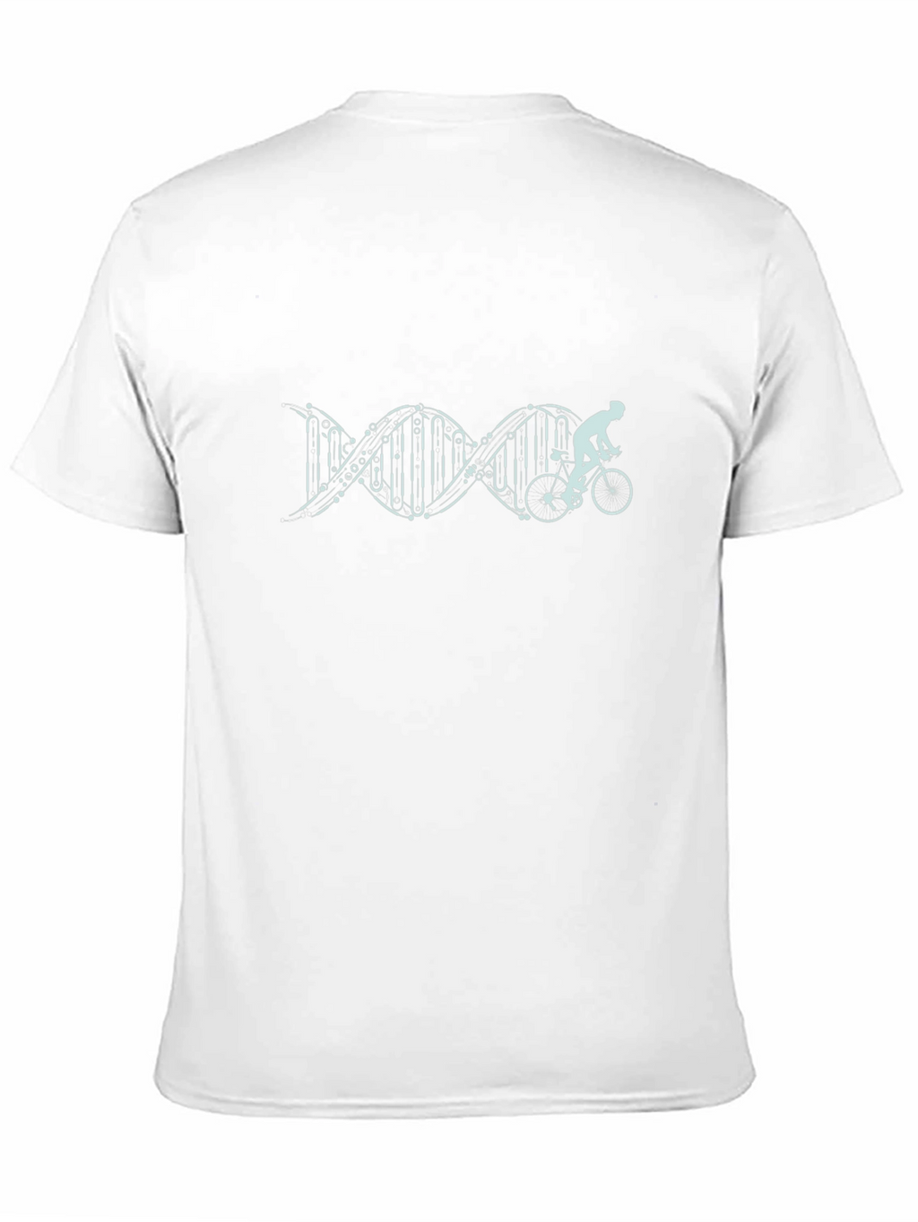 Cycling DNA Graphic Tee - Black Cotton Shirt