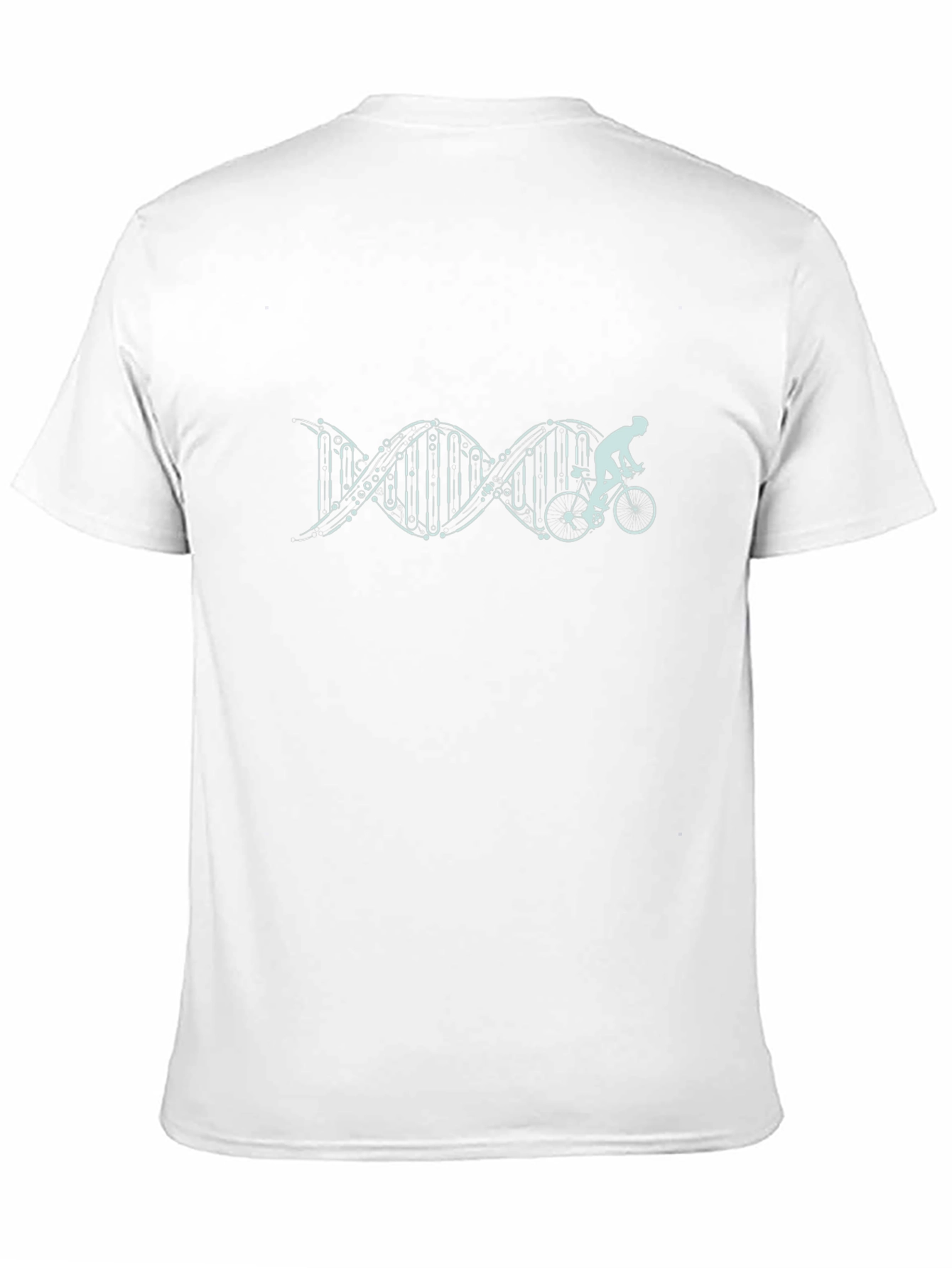 Cycling DNA Graphic Tee - Black Cotton Shirt