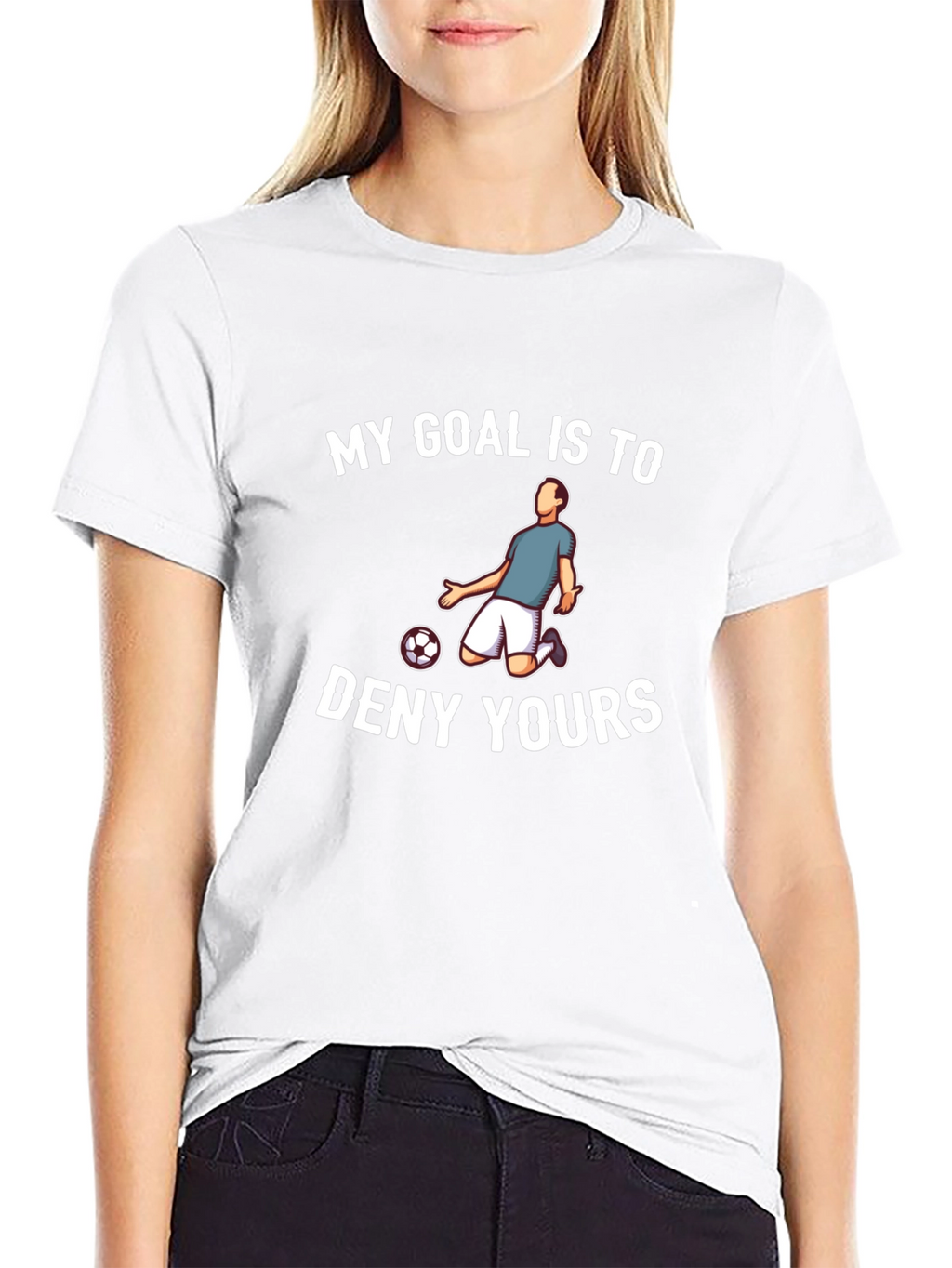 Soccer Defender T-Shirt - Funny Slogan Tee