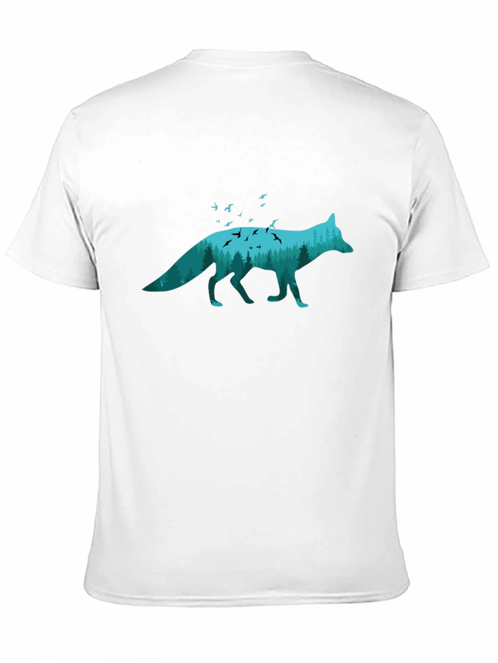 Nature Fox Graphic Tee - Unique Wildlife Shirt