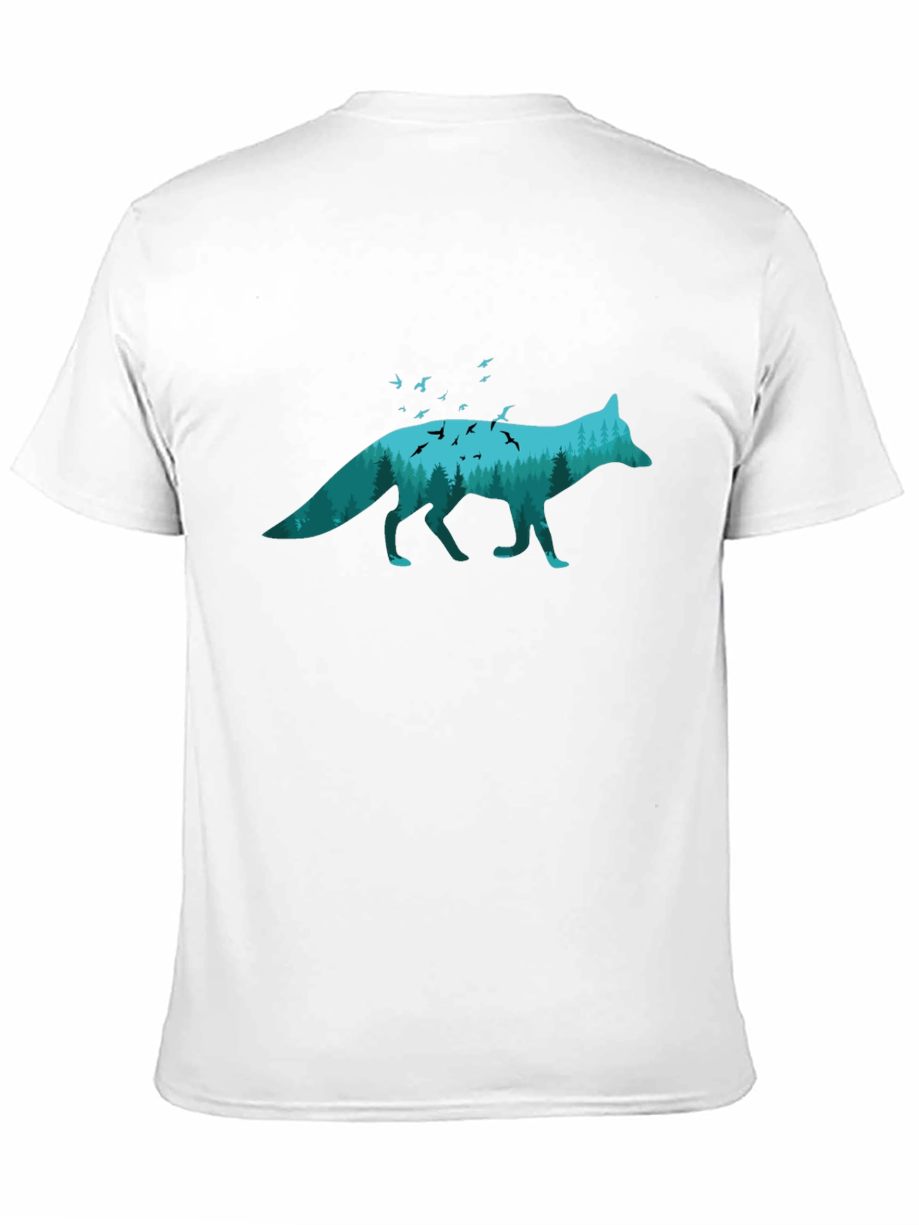 Nature Fox Graphic Tee - Unique Wildlife Shirt