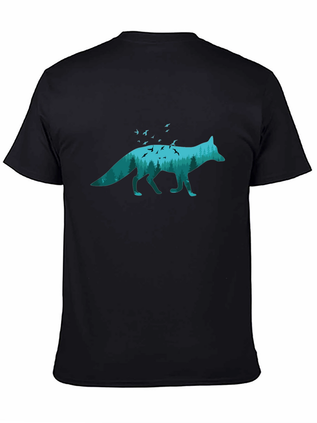 Nature Fox Graphic Tee - Unique Wildlife Shirt