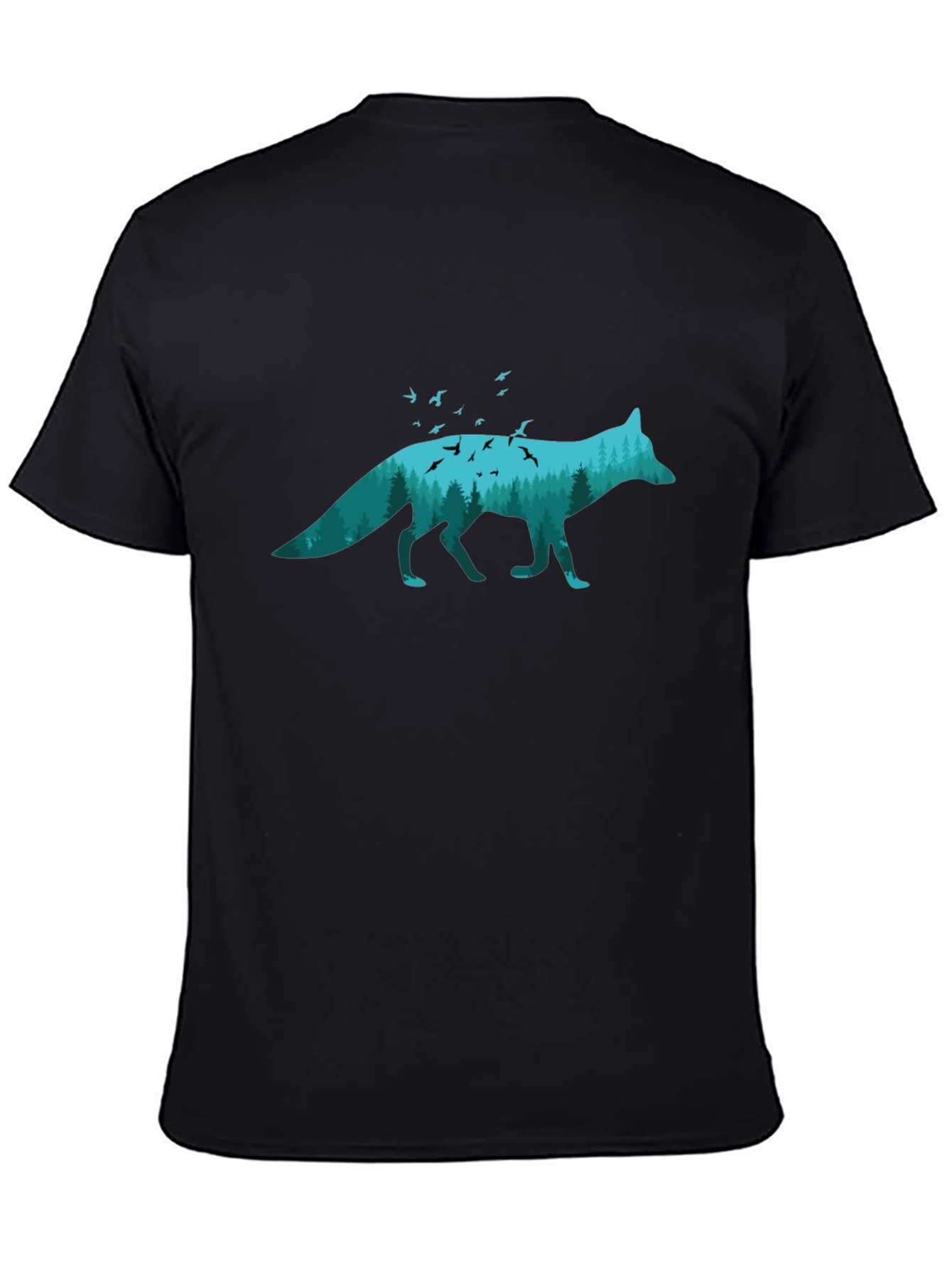 Nature Fox Graphic Tee - Unique Wildlife Shirt