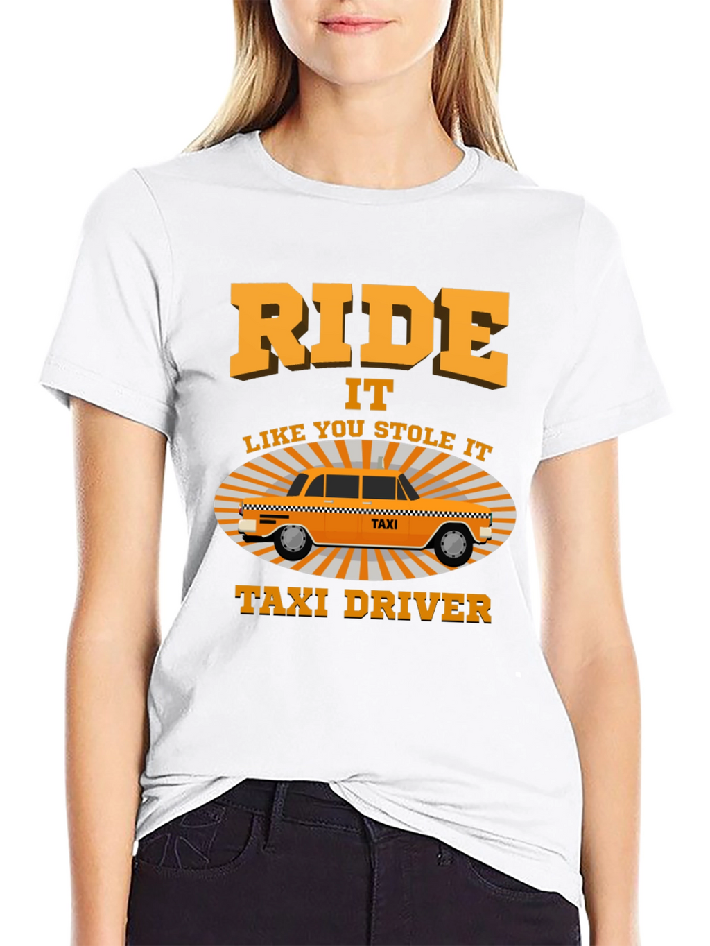 Ride Like You Stole It Taxi Driver T-Shirt