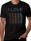 I Love Bass Clarinet T-Shirt
