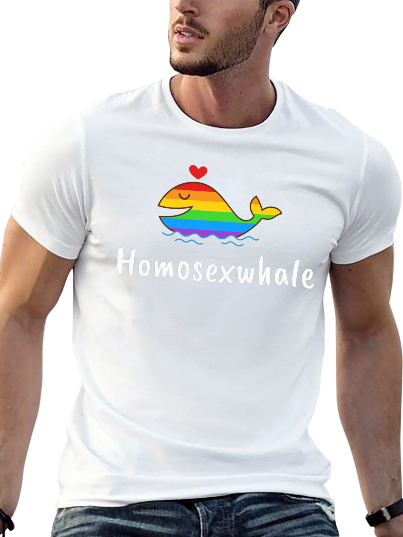 Homosexwhale LGBT Pride T-Shirt