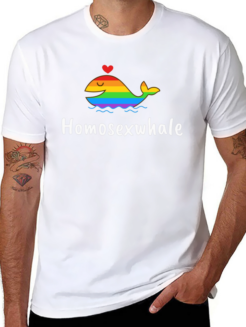 Homosexwhale LGBT Pride T-Shirt