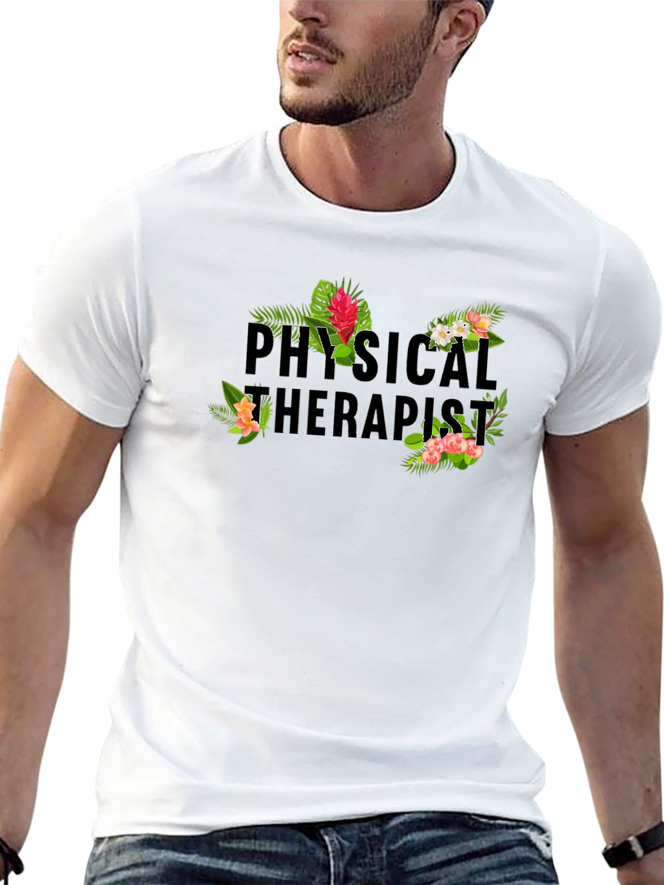 Physical Therapist Floral T-Shirt