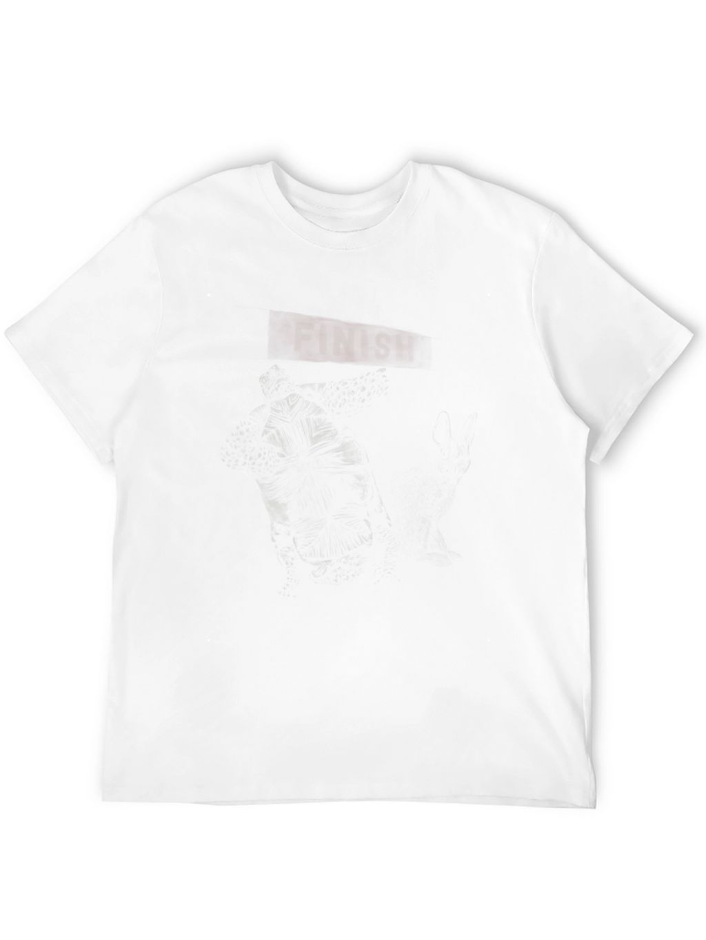 Mens Graphic Black T-Shirt - Dark Finish Design