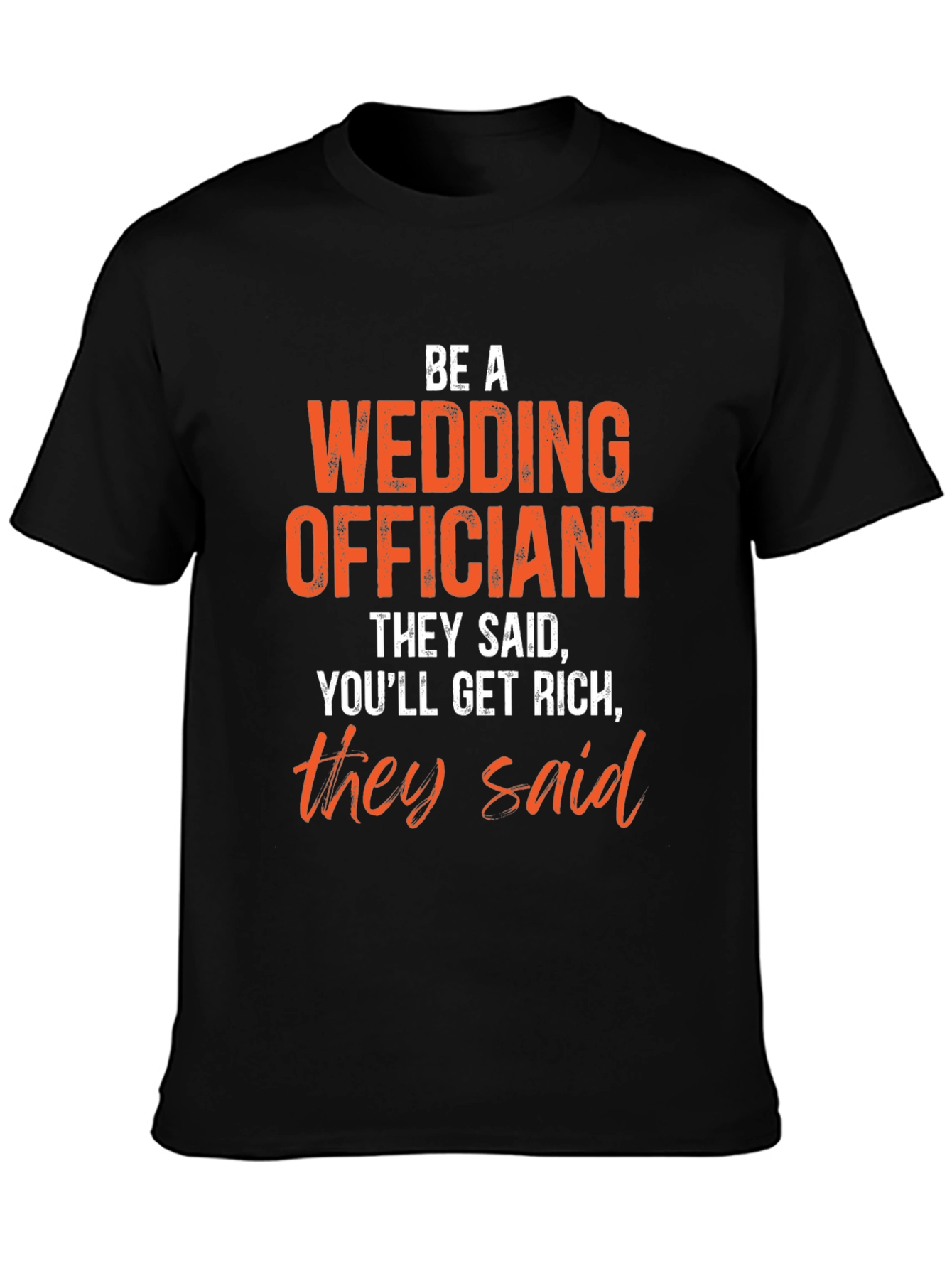 Wedding Officiant Funny Graphic T-Shirt