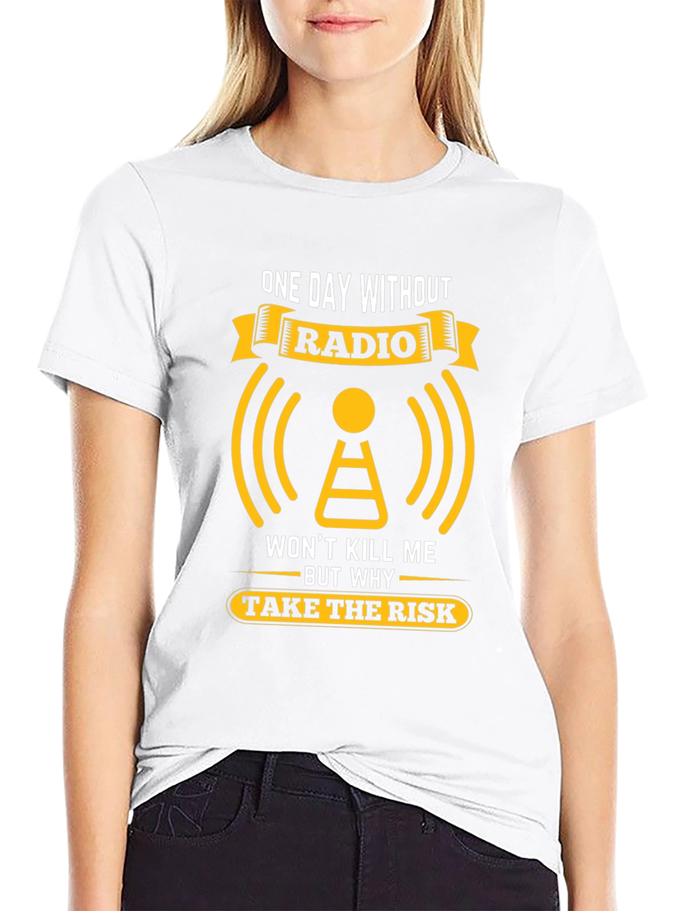 Radio T-Shirt: One Day Without Radio Graphic Tee