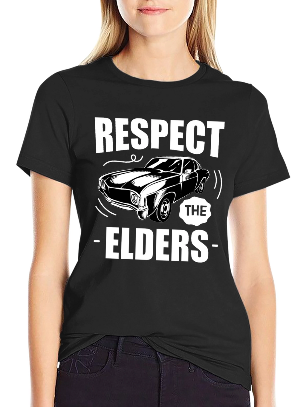 Respect The Elders Car T-Shirt