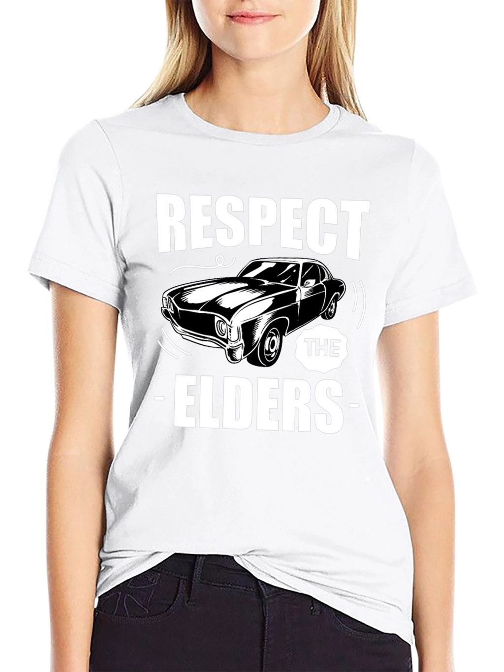 Respect The Elders Car T-Shirt