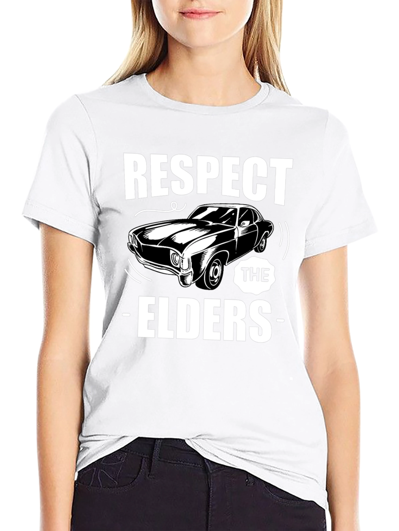 Respect The Elders Car T-Shirt