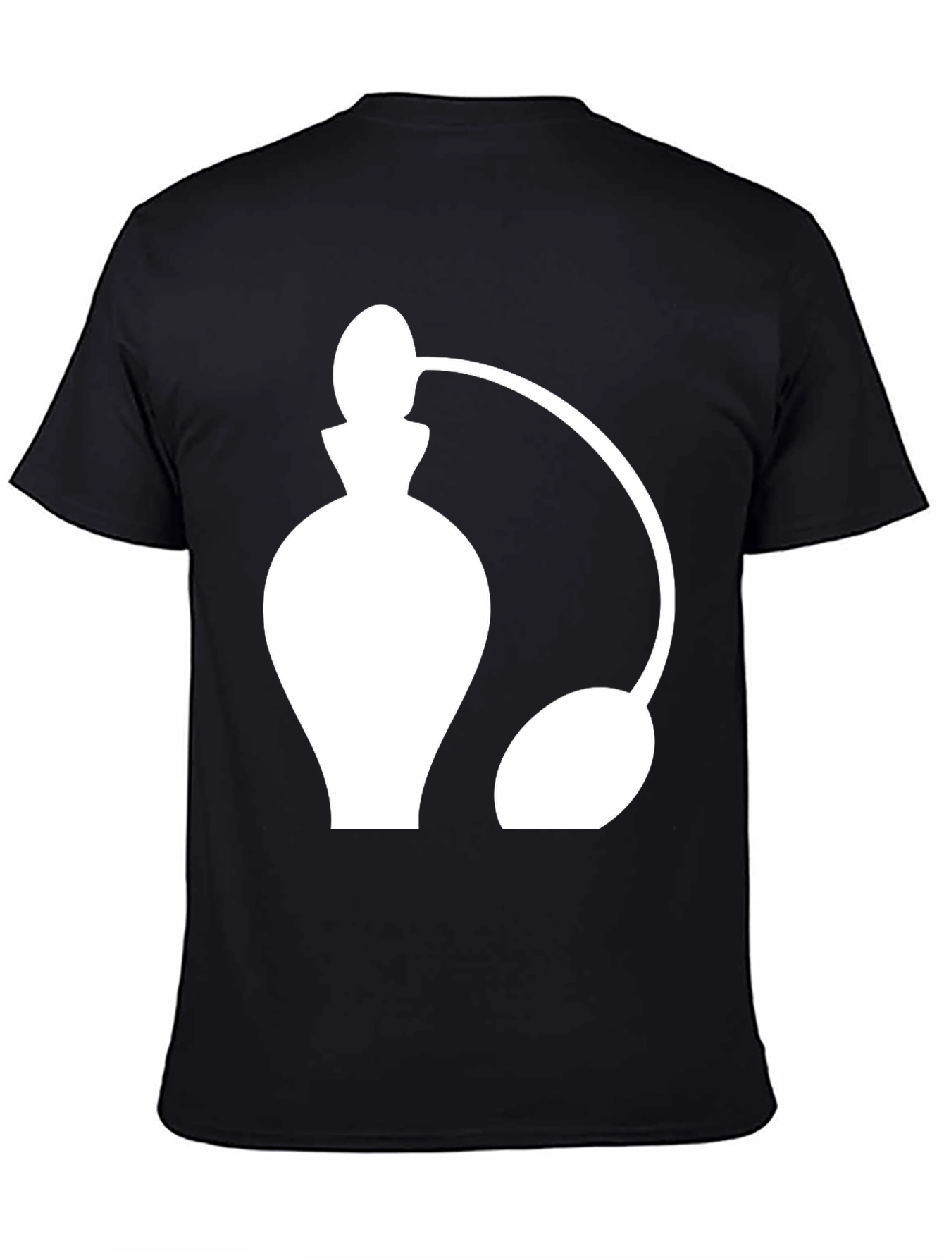 Perfume Atomizer Graphic Tee - Stylish Black T-Shirt