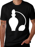 Perfume Atomizer Graphic Tee - Stylish Black T-Shirt