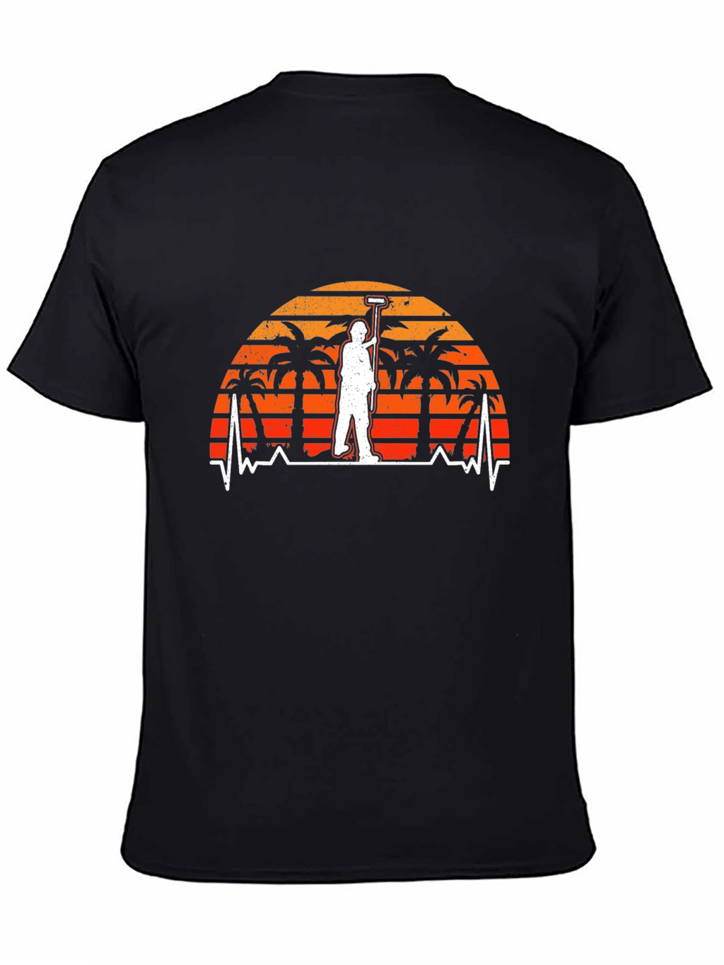 Painter at Sunset Graphic T-Shirt
