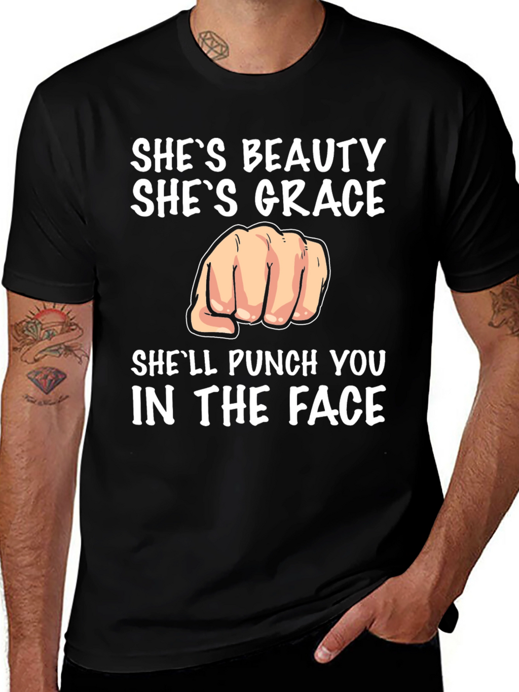 Shes Beauty Shes Grace Graphic Tee