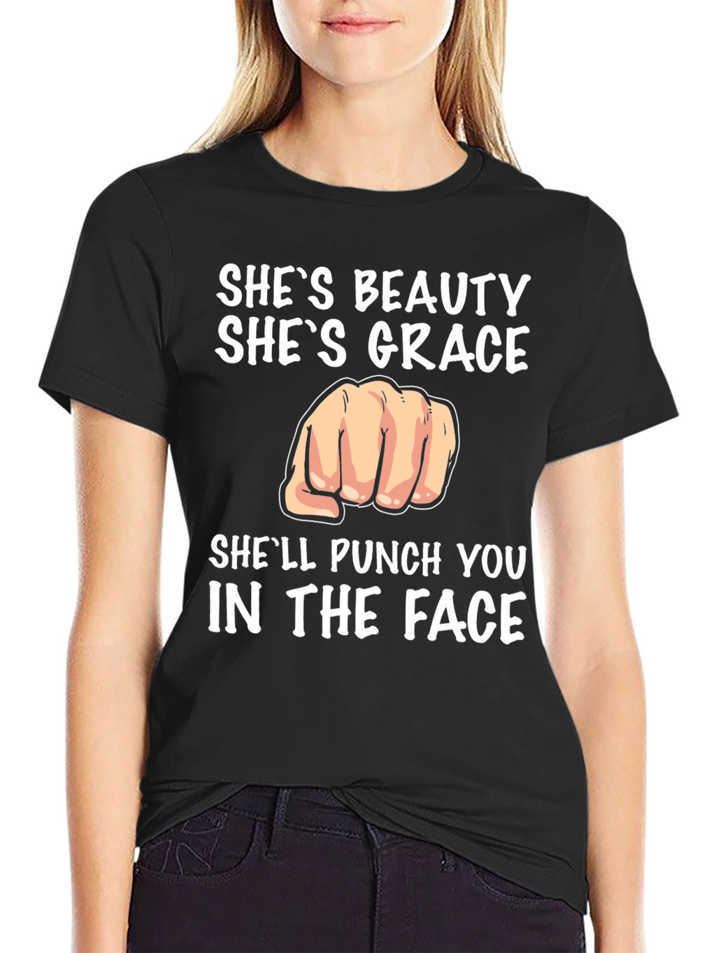 Shes Beauty Shes Grace Graphic Tee