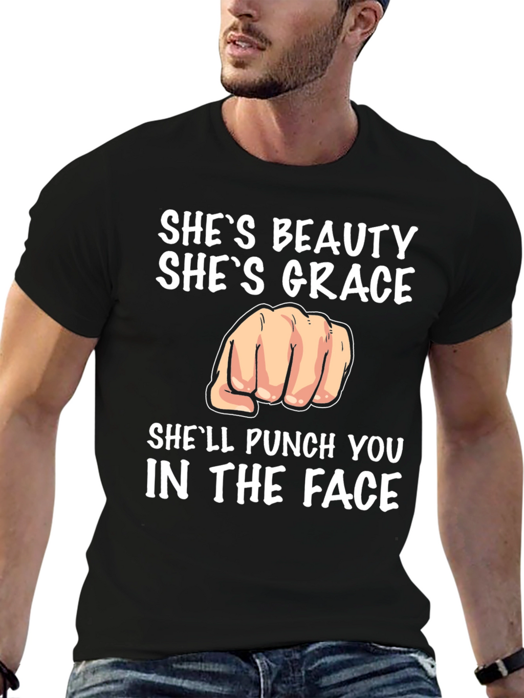 Shes Beauty Shes Grace Graphic Tee