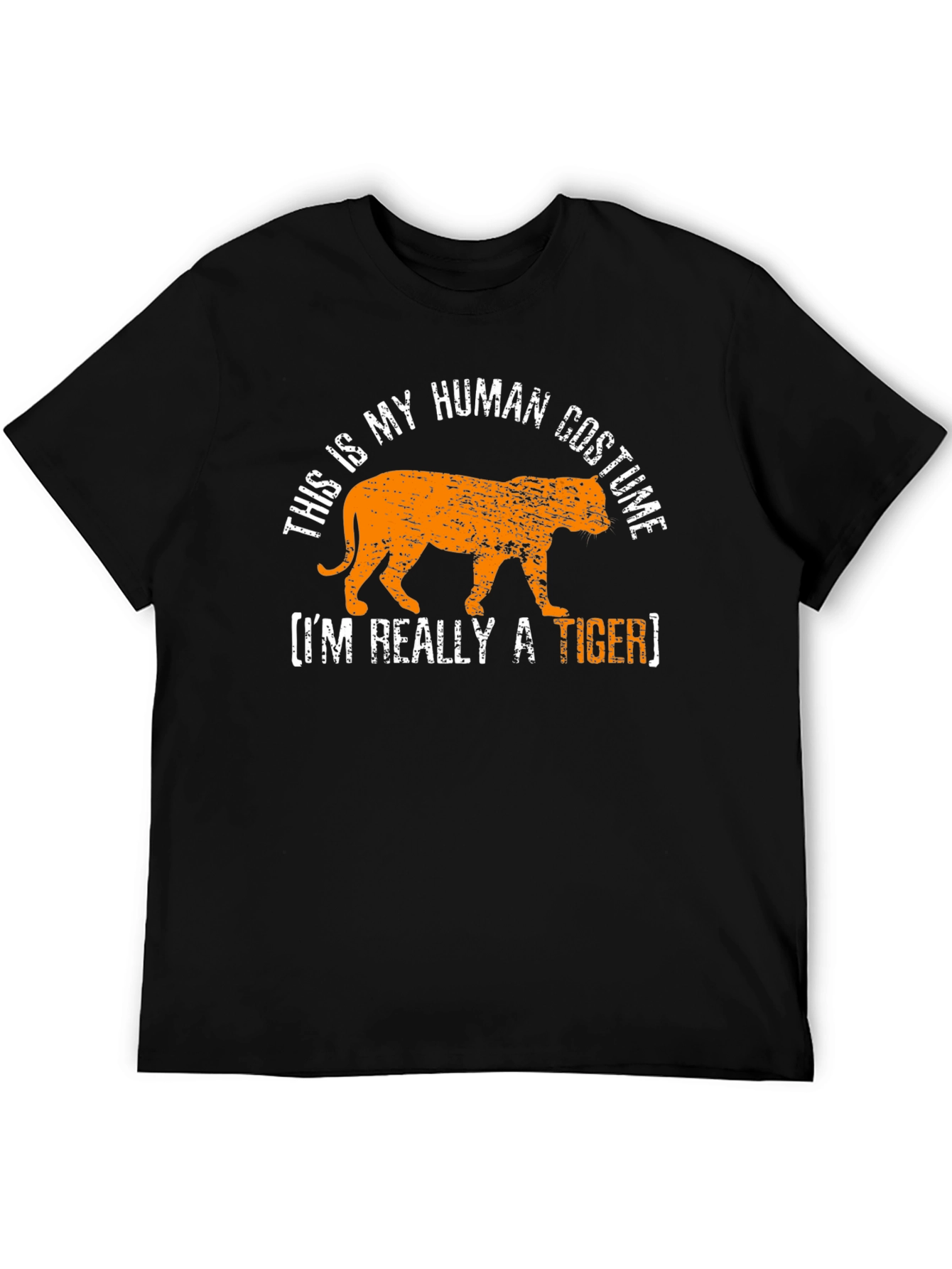 Human Costume Tiger Graphic T-Shirt