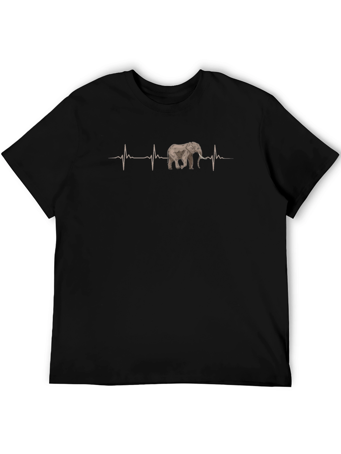 Elephant Heartbeat T-Shirt - Unique Graphic Tee