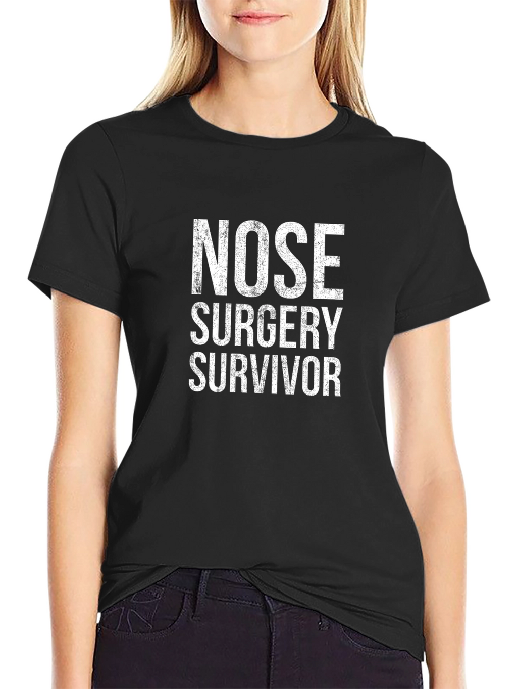 Nose Surgery Survivor T-Shirt Rhinoplasty Recovery Tee