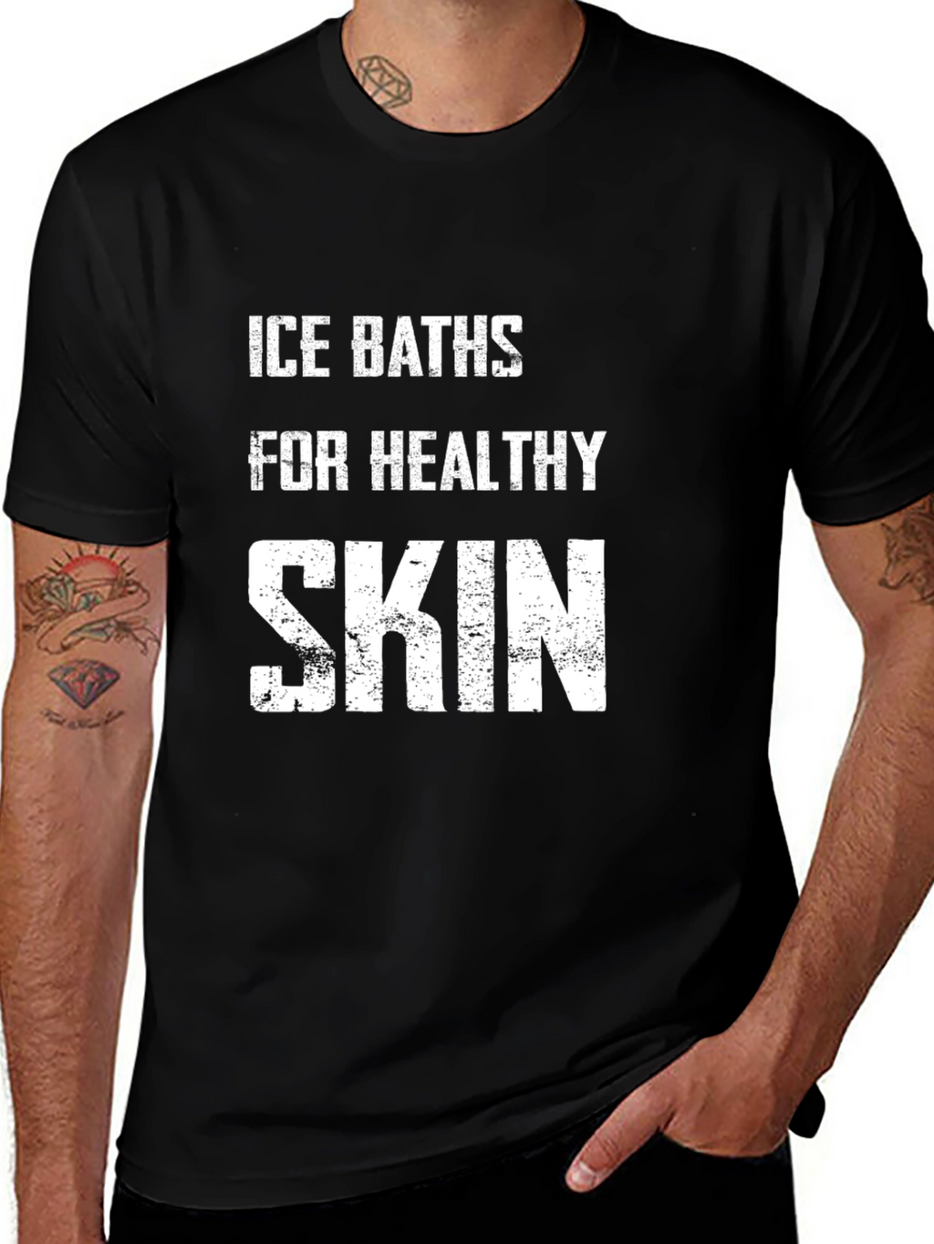 Ice Baths For Healthy Skin Graphic T-Shirt