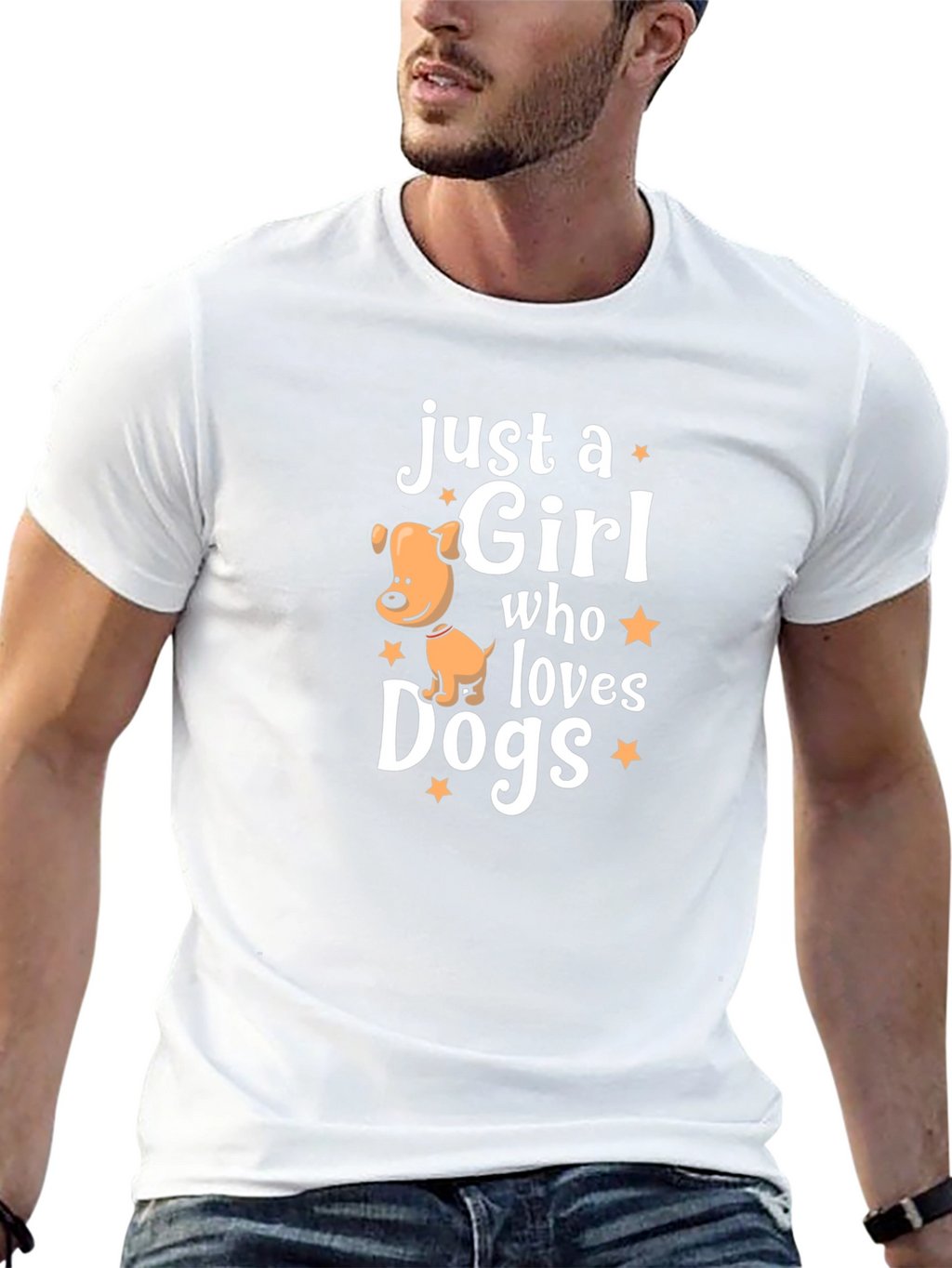 Just A Girl Who Loves Dogs T-Shirt
