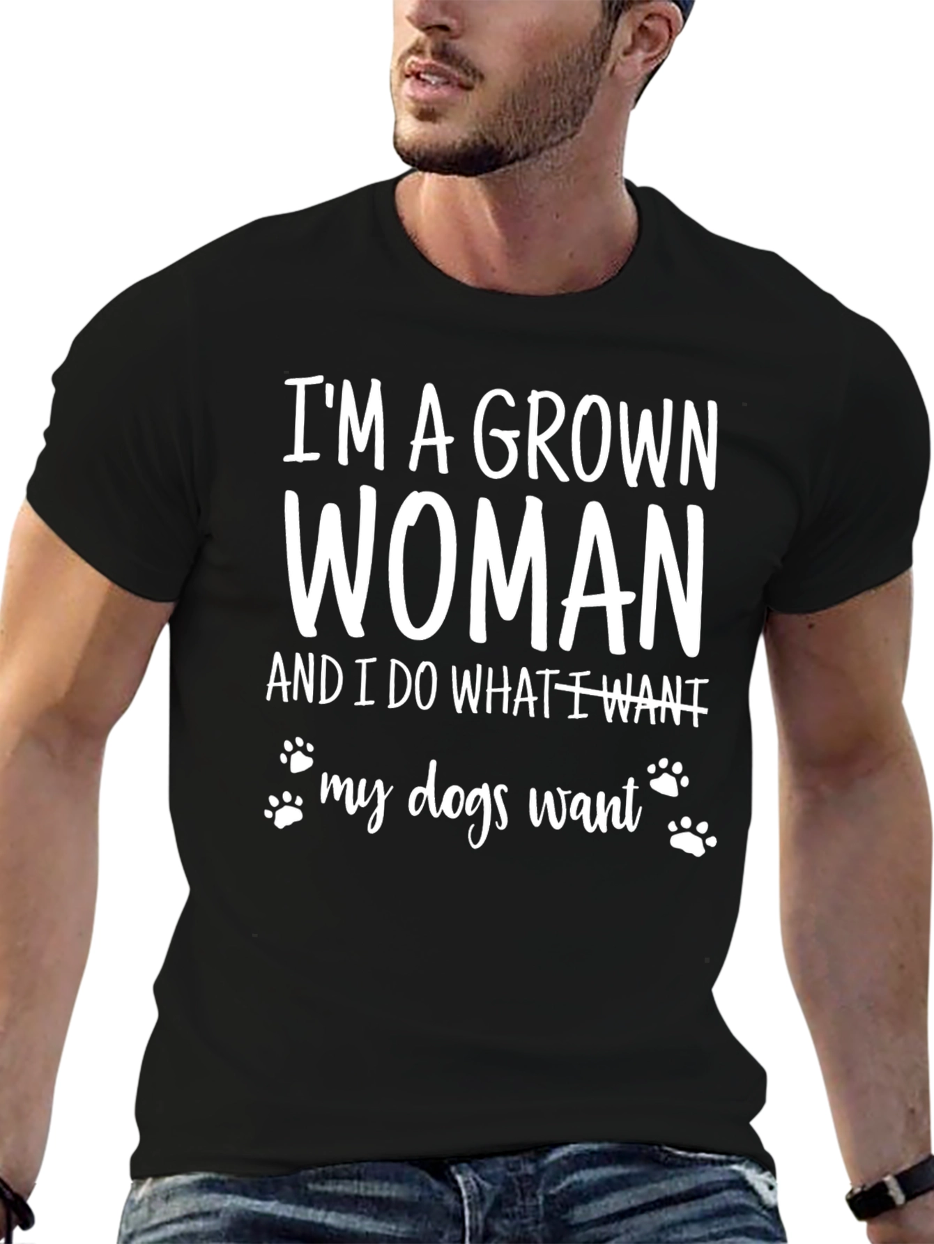 Im a Grown Woman Dog T-Shirt