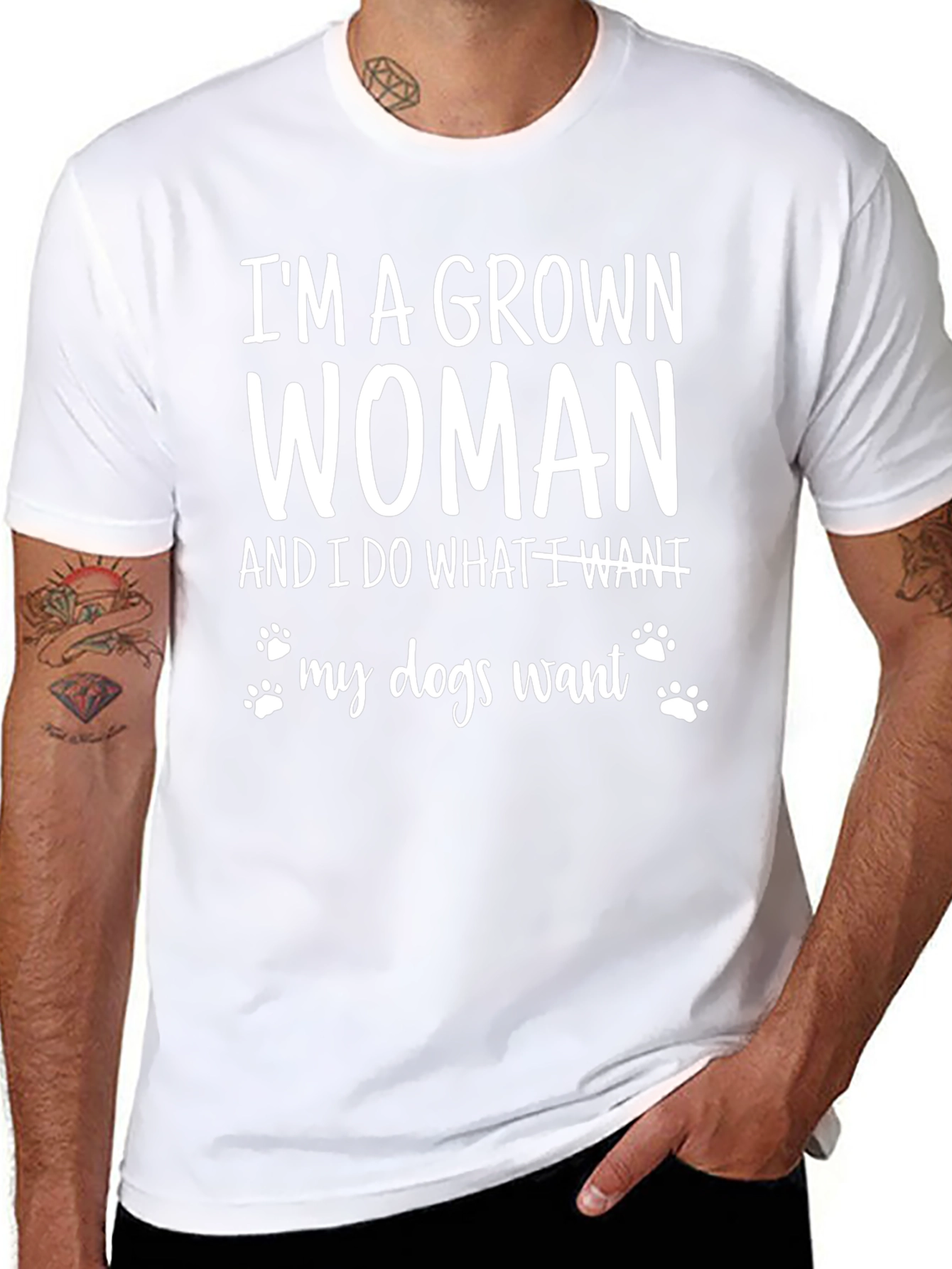 Im a Grown Woman Dog T-Shirt