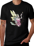 Grim Fairy T-Shirt - Skeleton Butterfly Graphic Tee