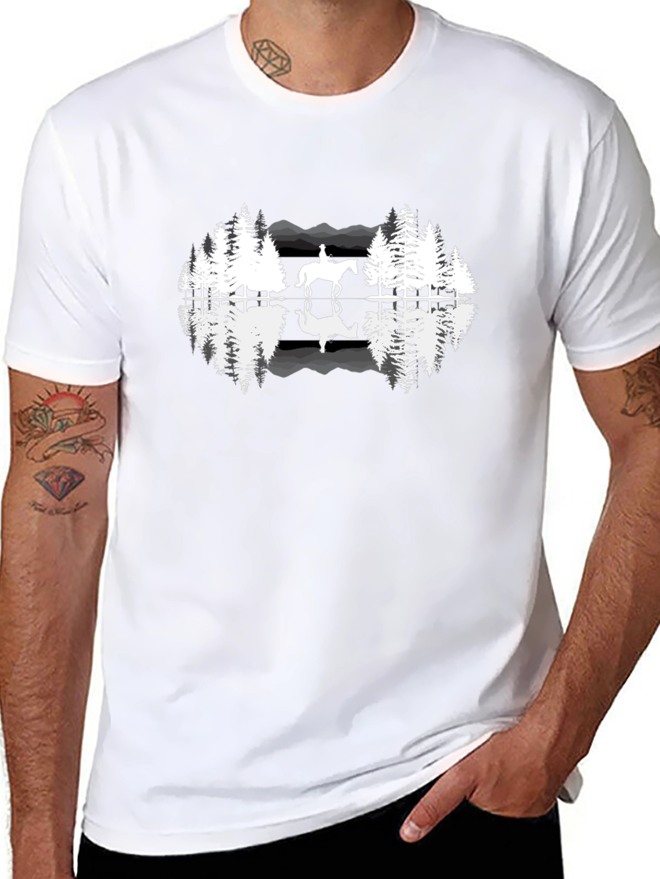 Nature Reflection Graphic Tee