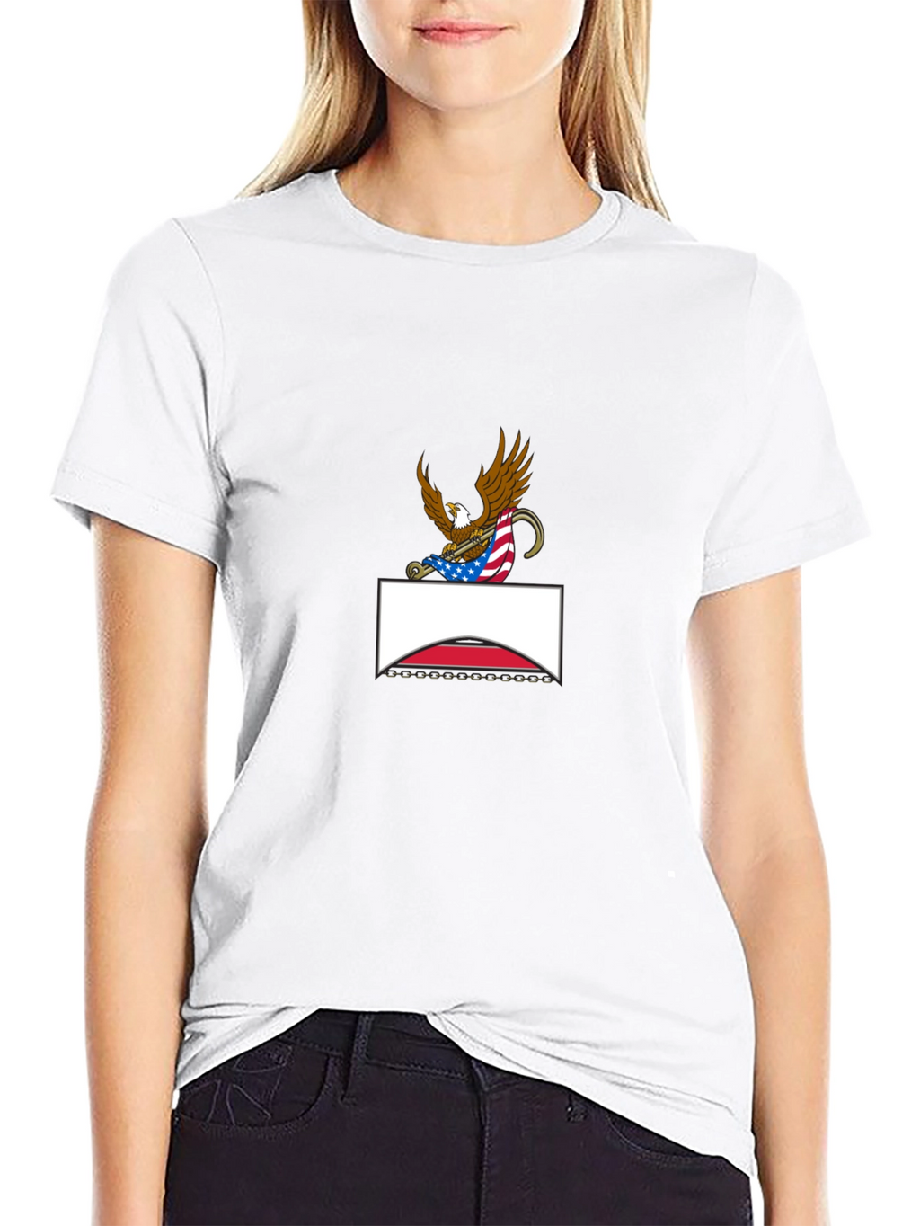 Eagle Crest Graphic Tee - Patriotic Style